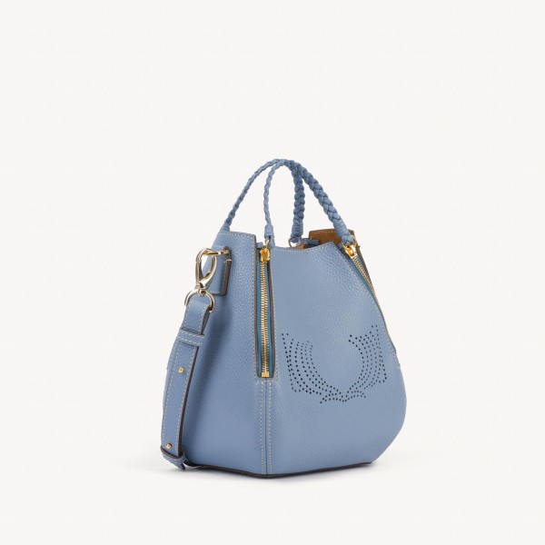 Borsa Plummy colore azzurro  - 1